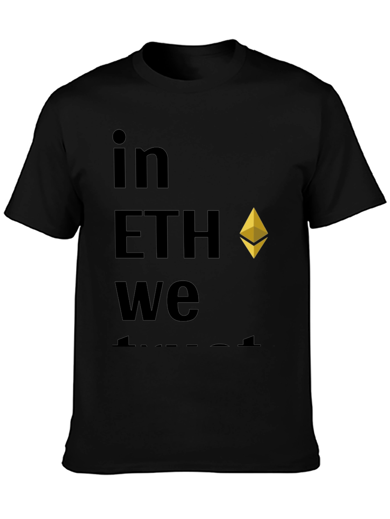 In ETH We Trust Crypto T-Shirt - Black