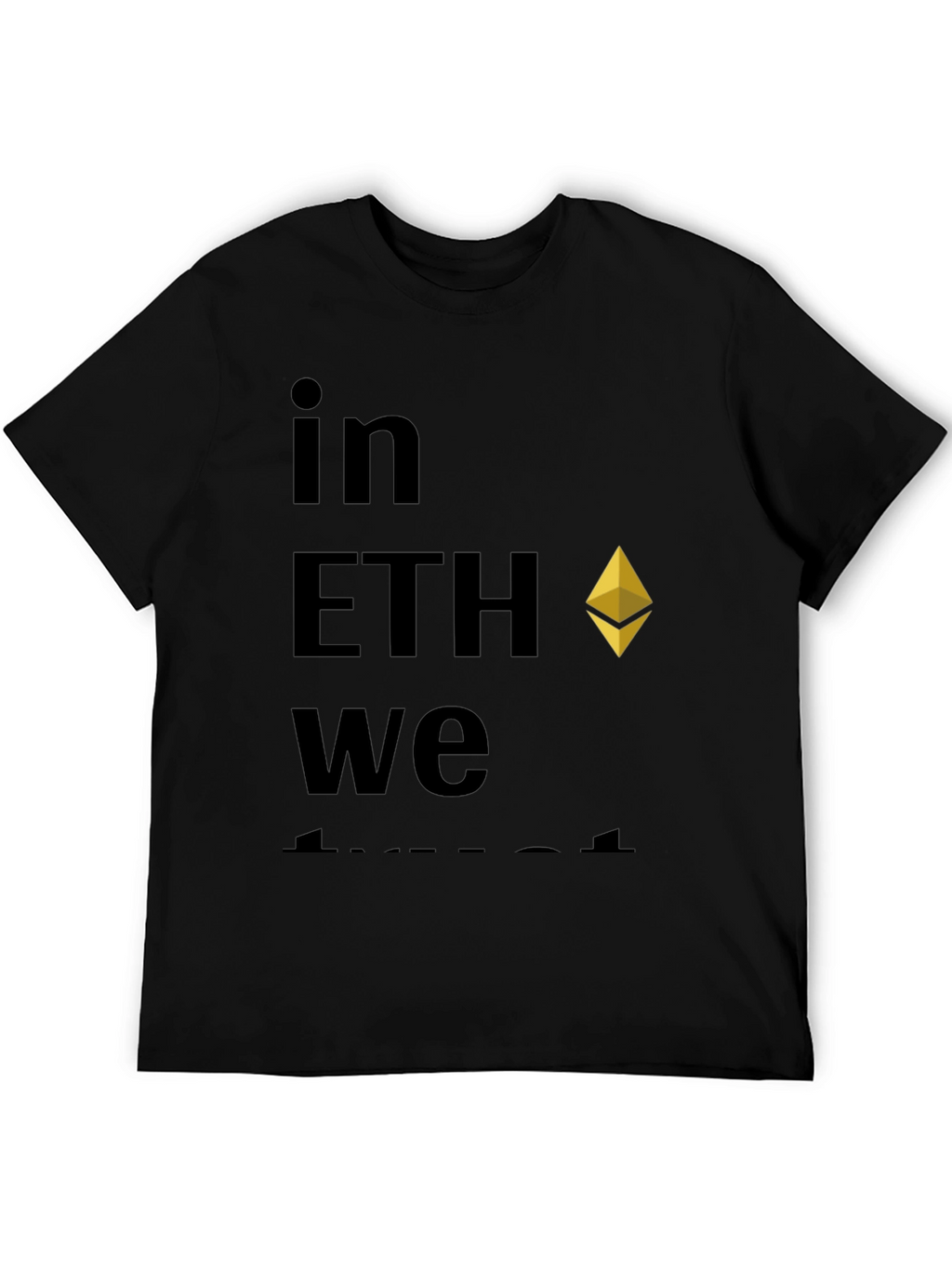 In ETH We Trust Crypto T-Shirt - Black