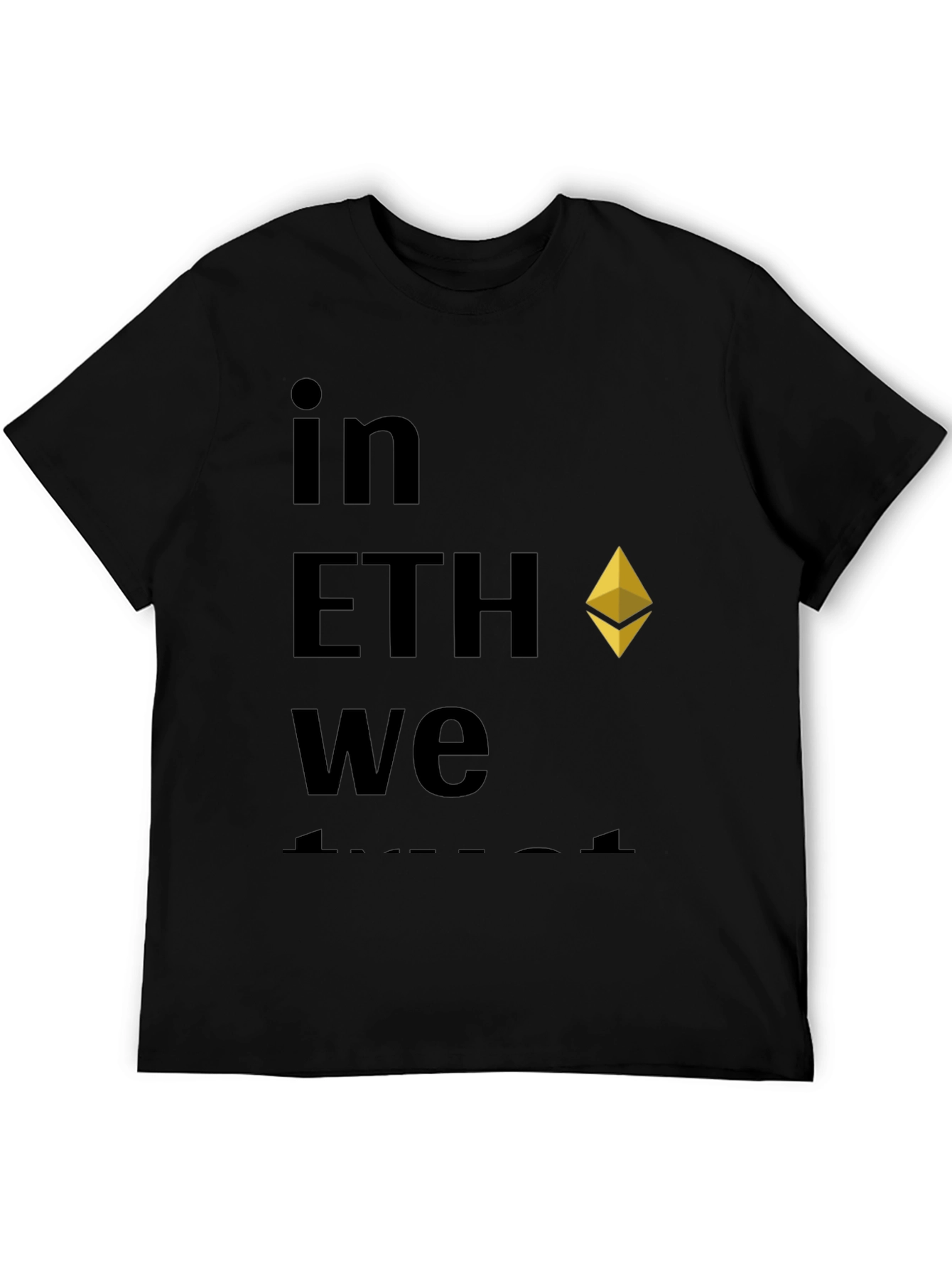 In ETH We Trust Crypto T-Shirt - Black