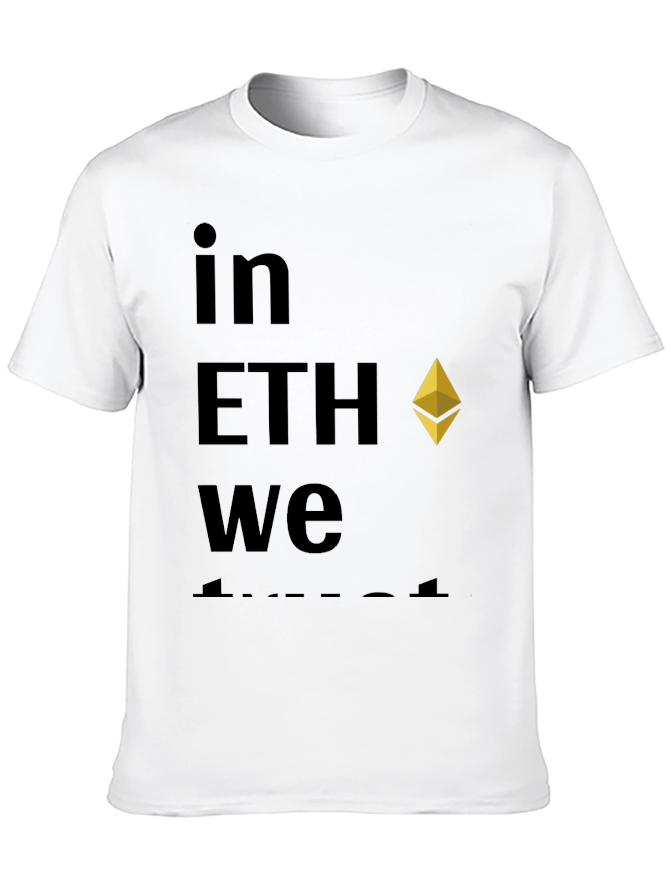 In ETH We Trust Crypto T-Shirt - Black