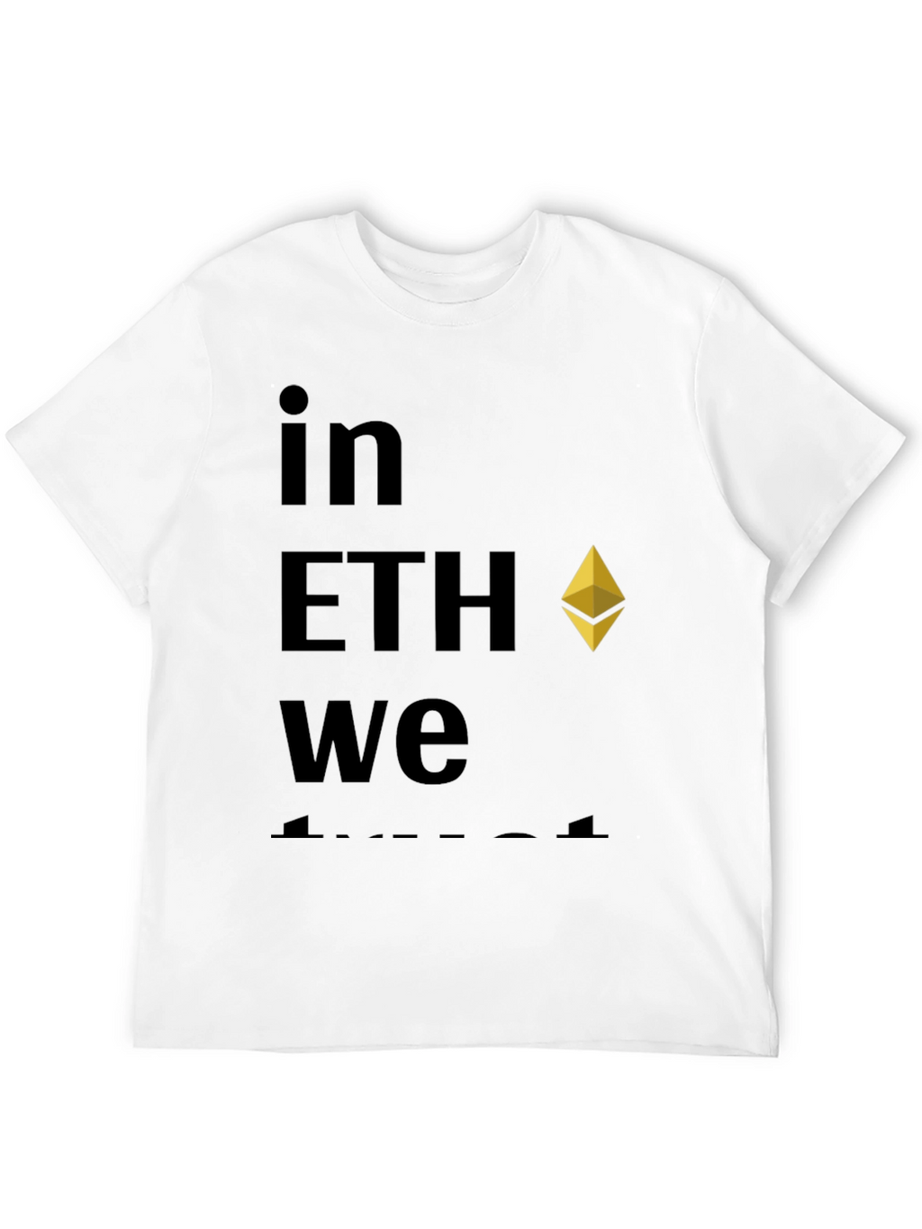 In ETH We Trust Crypto T-Shirt - Black
