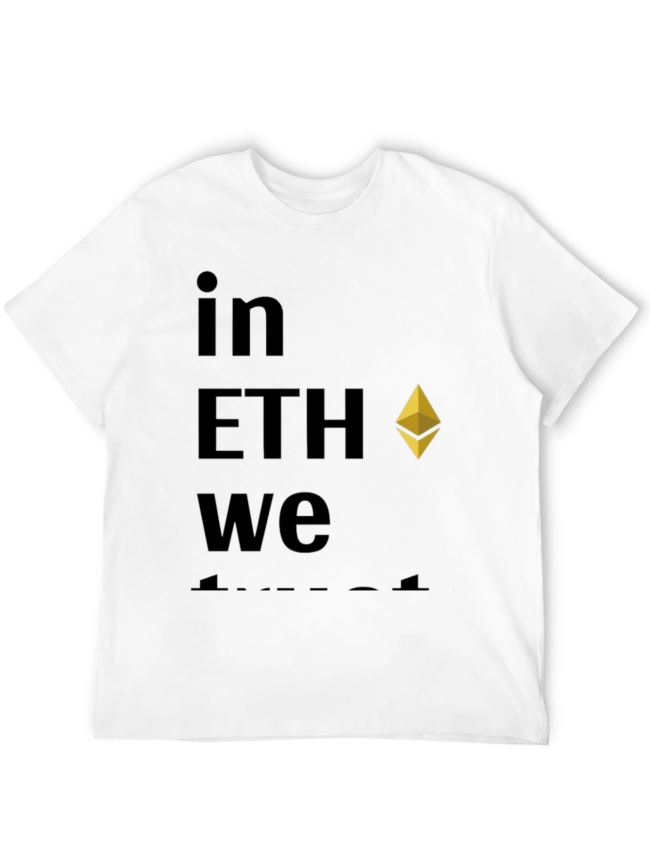 In ETH We Trust Crypto T-Shirt - Black