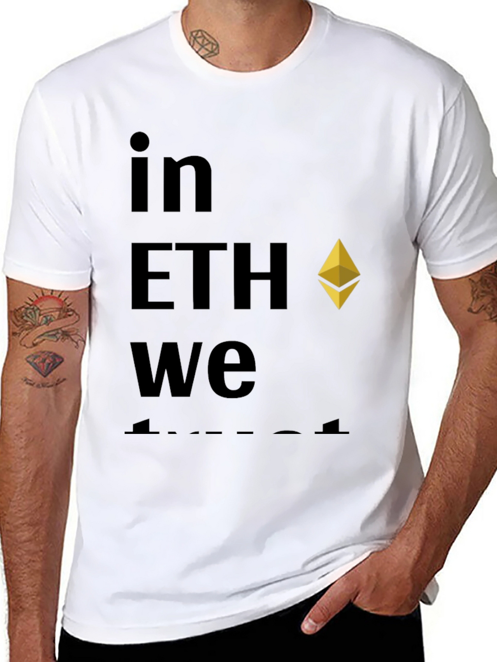 In ETH We Trust Crypto T-Shirt - Black