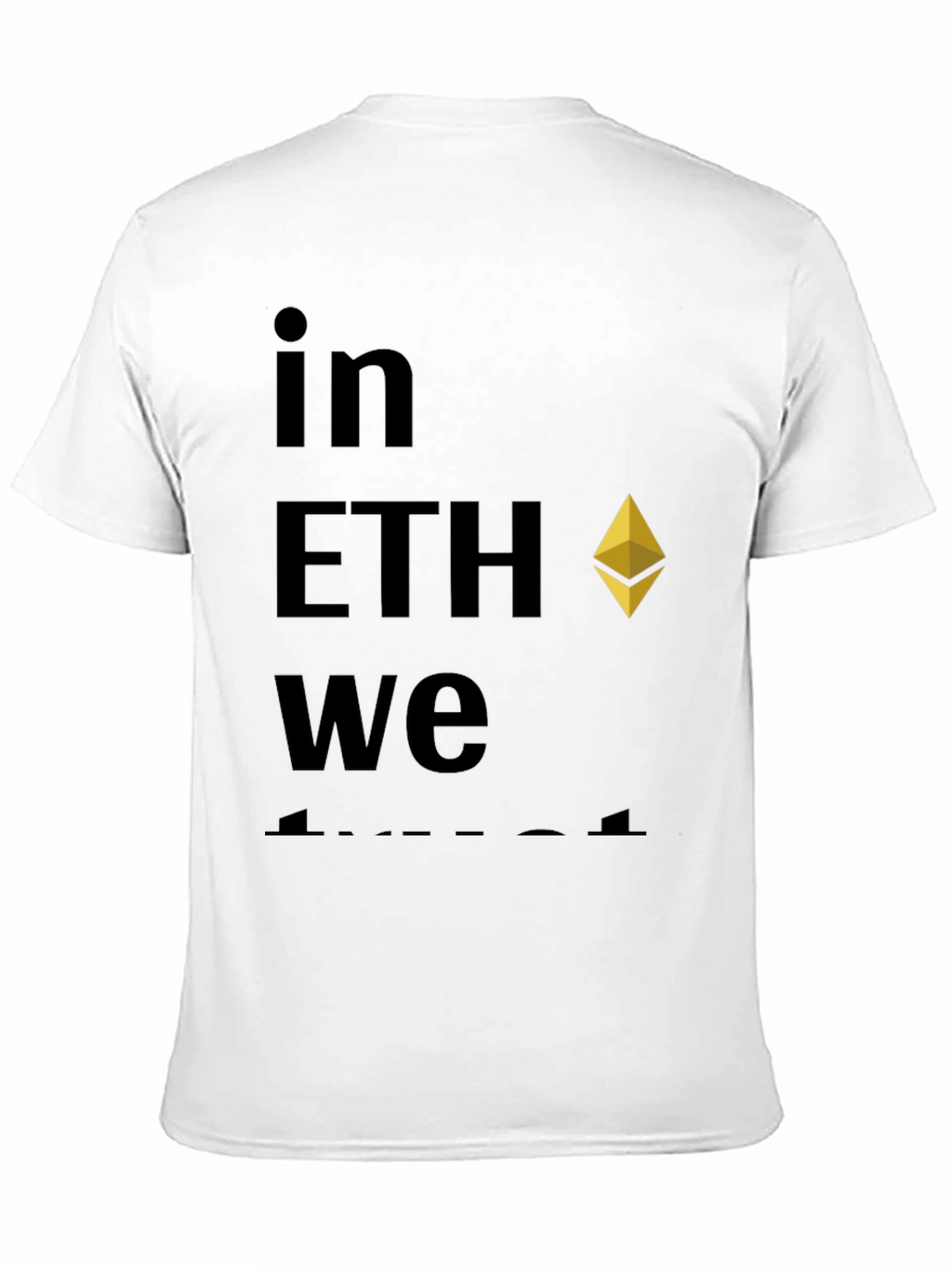 In ETH We Trust Crypto T-Shirt - Black