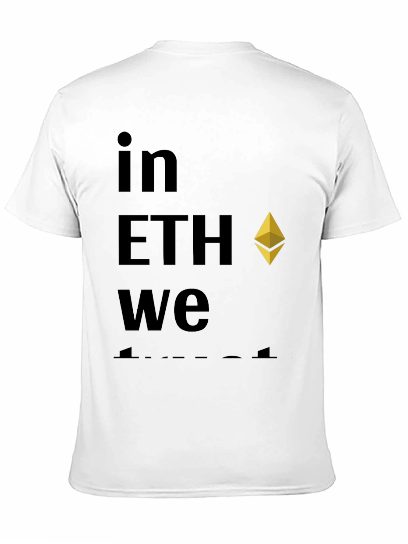 In ETH We Trust Crypto T-Shirt - Black