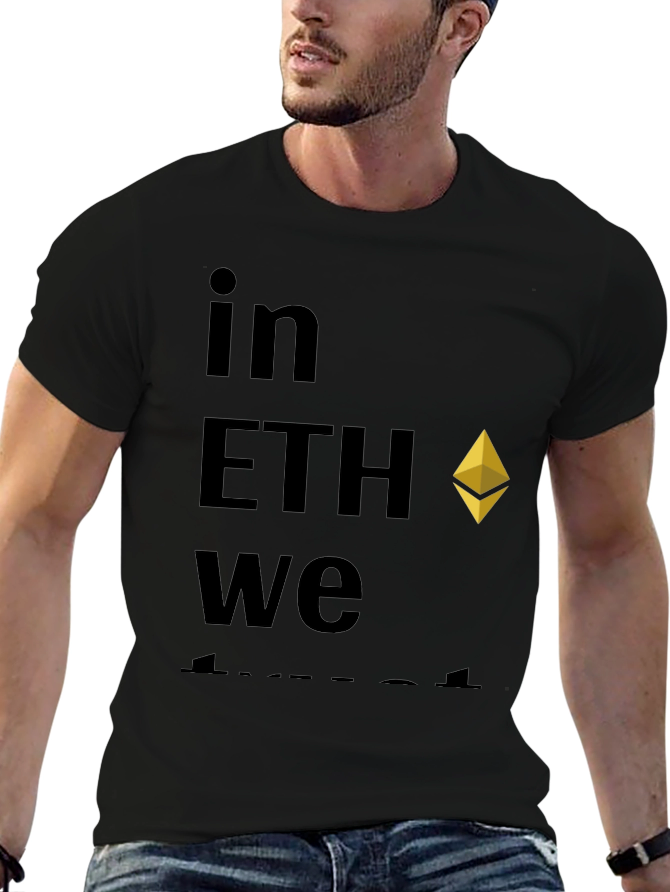 In ETH We Trust Crypto T-Shirt - Black
