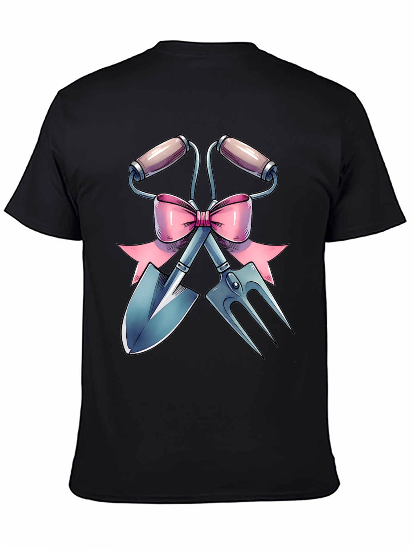 Gardening Tool T-Shirt with Bow