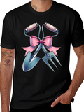 Gardening Tool T-Shirt with Bow