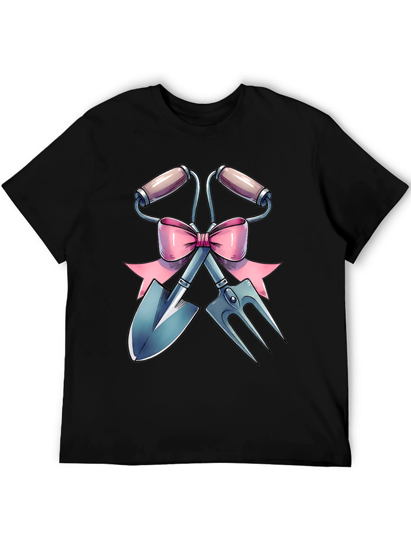 Gardening Tool T-Shirt with Bow