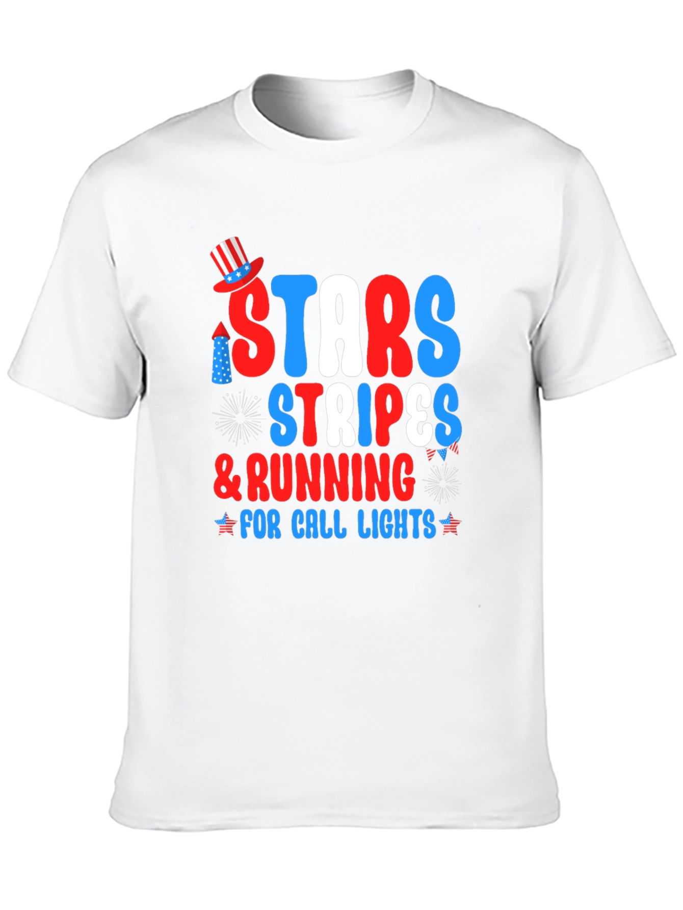 Stars Stripes & Running for Call Lights T-Shirt