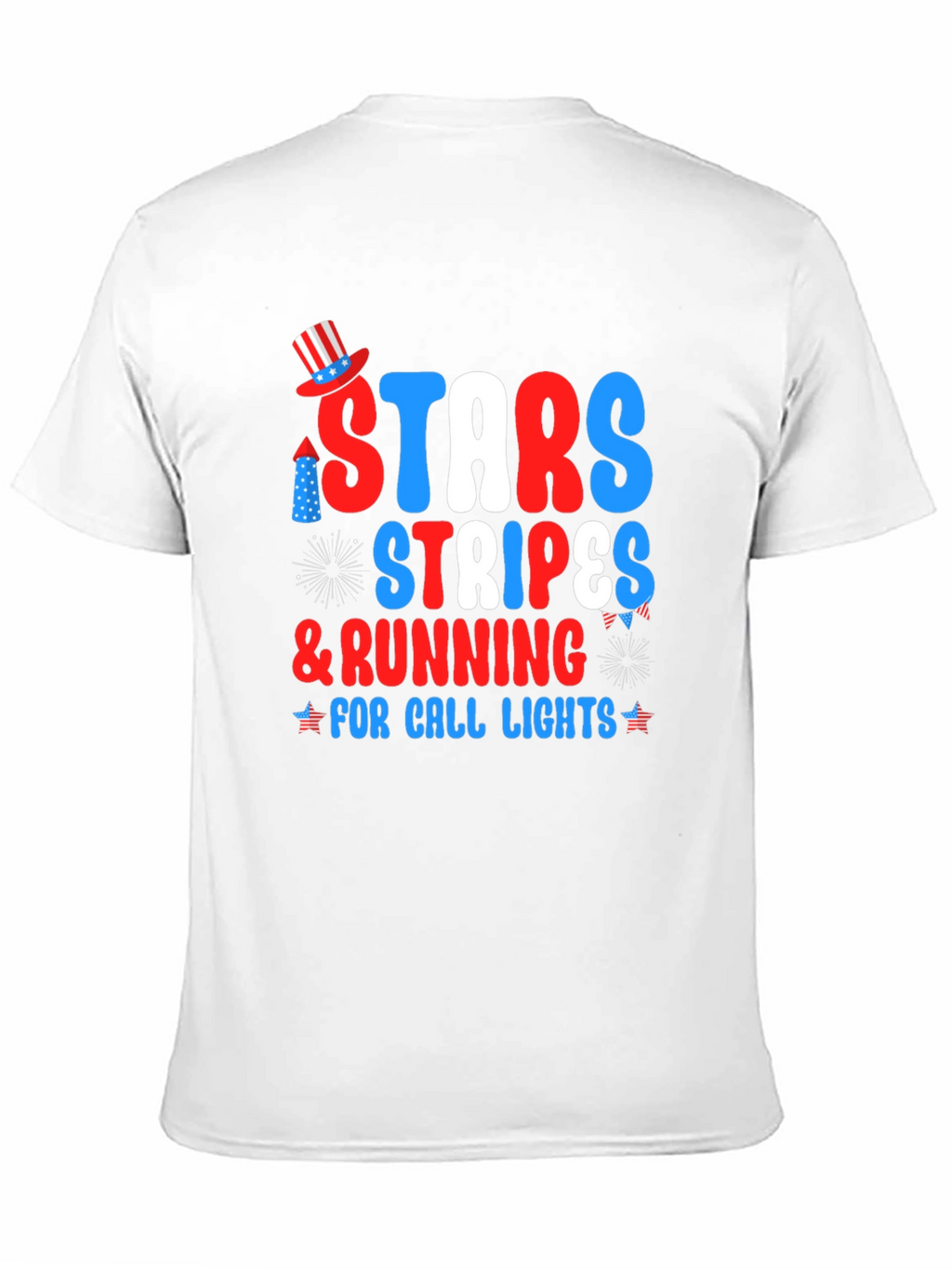 Stars Stripes & Running for Call Lights T-Shirt