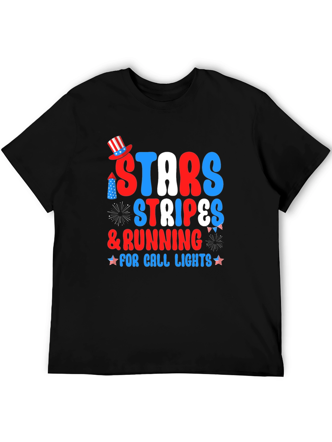 Stars Stripes & Running for Call Lights T-Shirt