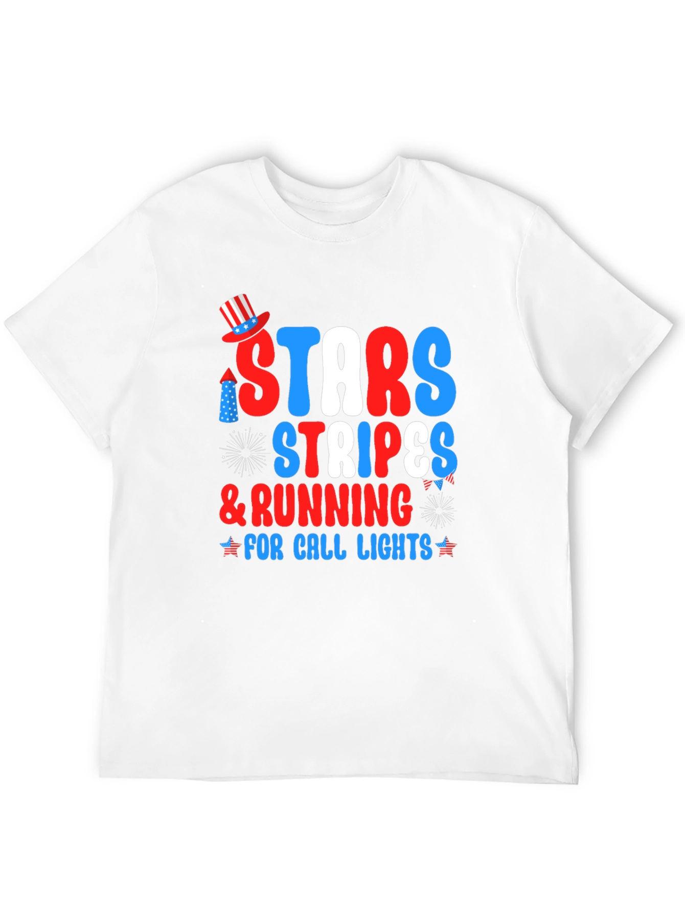 Stars Stripes & Running for Call Lights T-Shirt