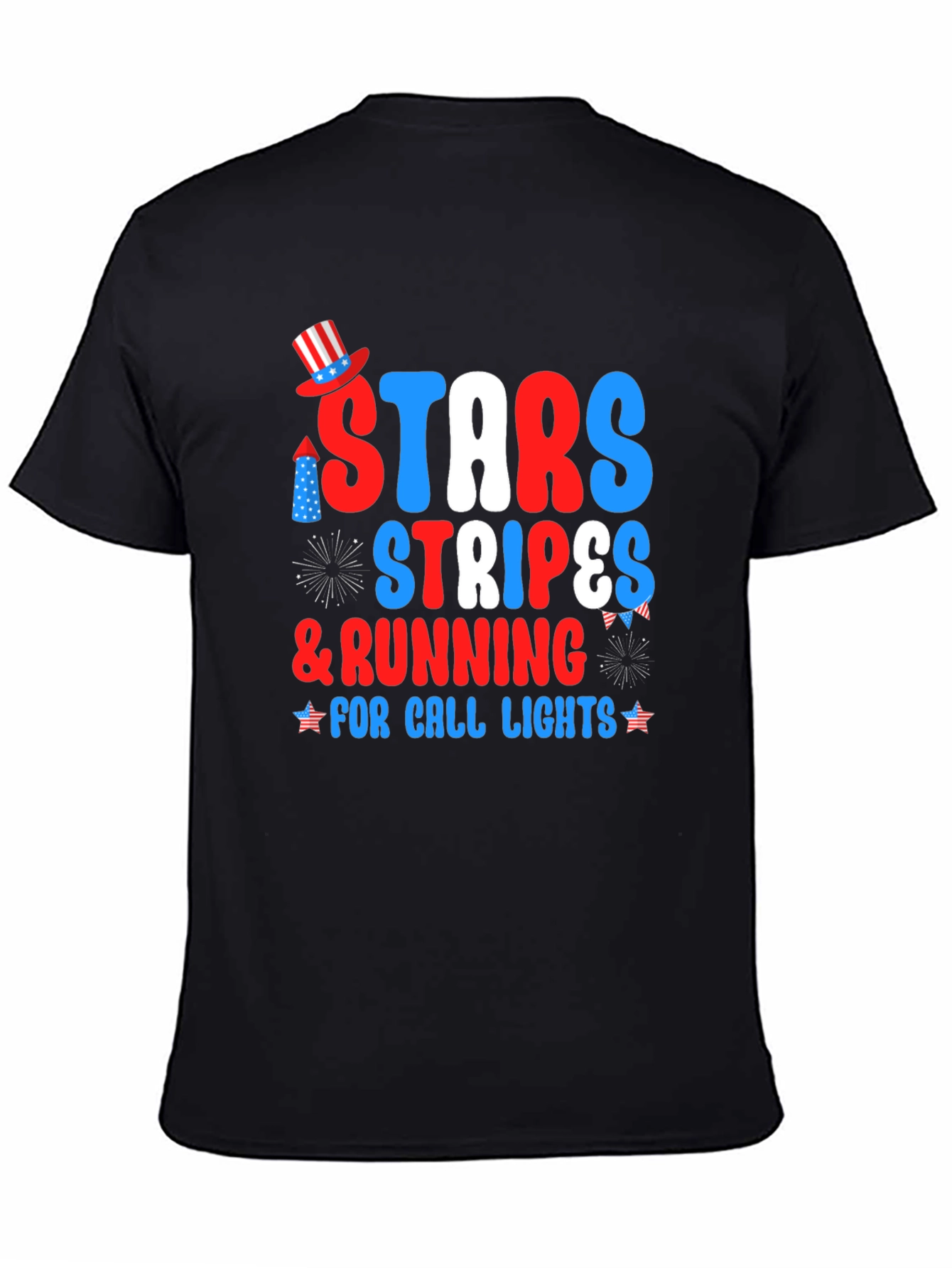 Stars Stripes & Running for Call Lights T-Shirt