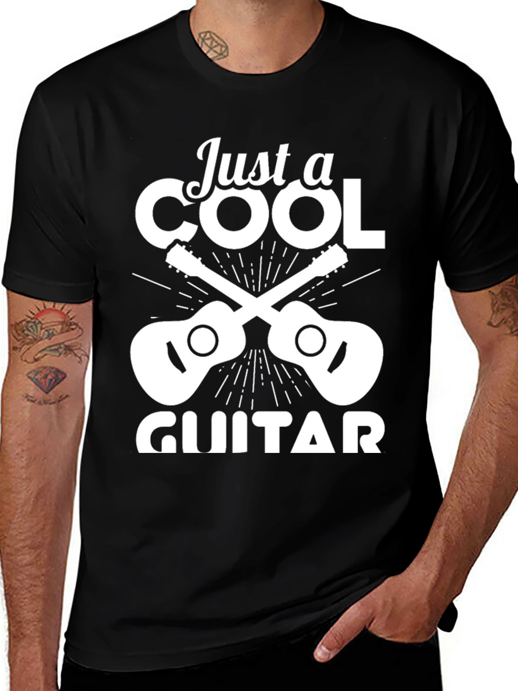 Cool Guitar T-Shirt - Music Lover Tee