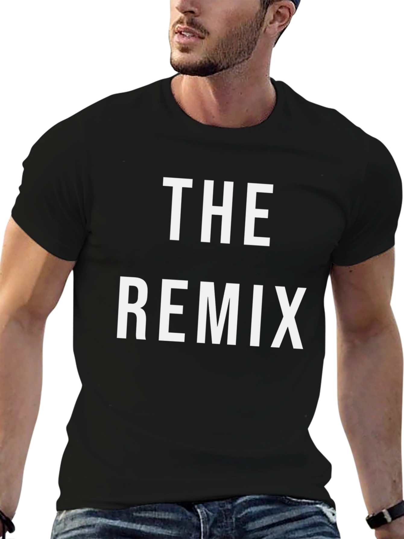 The Remix Black Graphic T-Shirt
