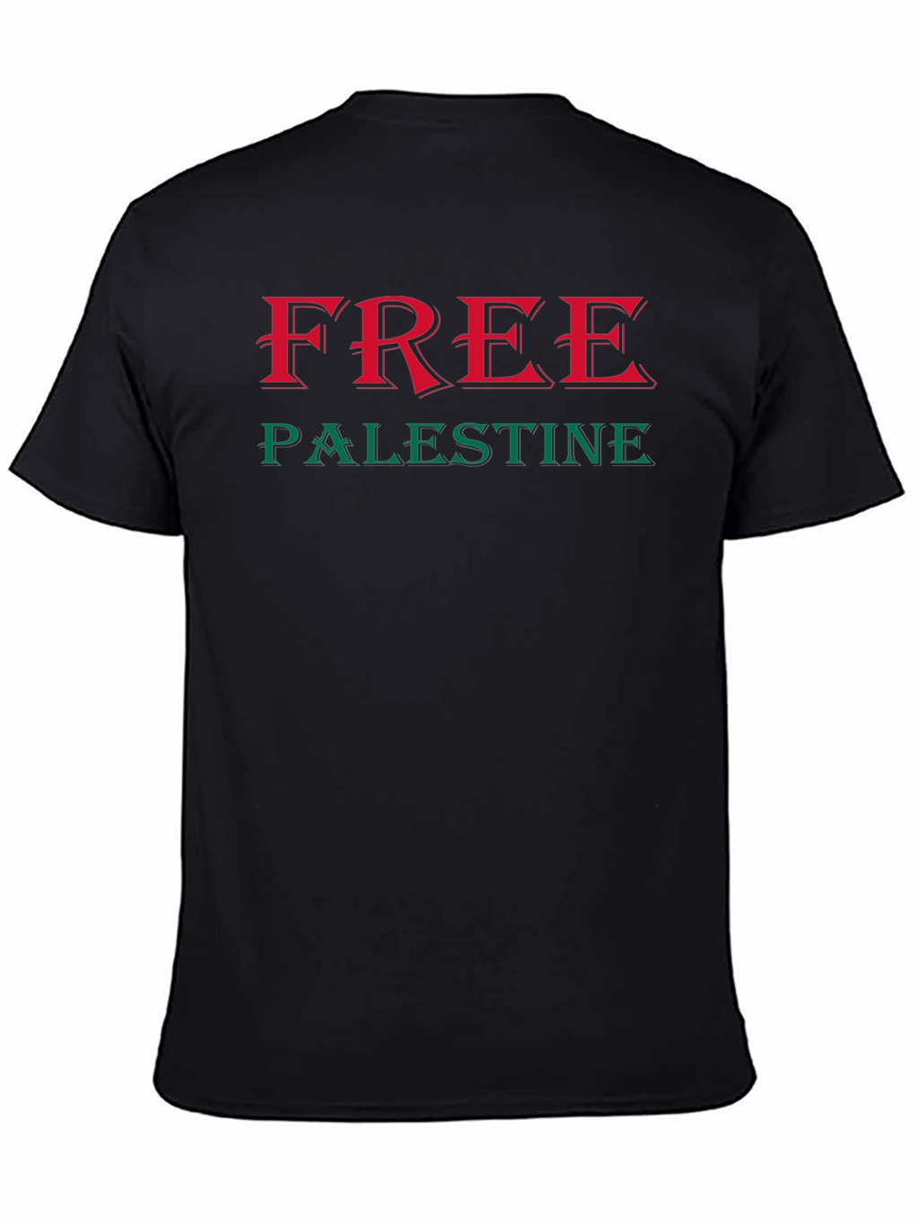 Free Palestine Graphic Tee - Black