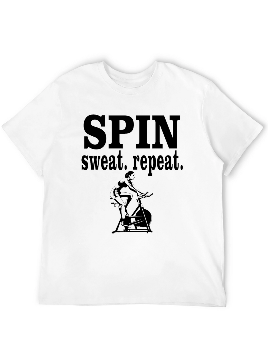 Spin Sweat Repeat Black T-Shirt