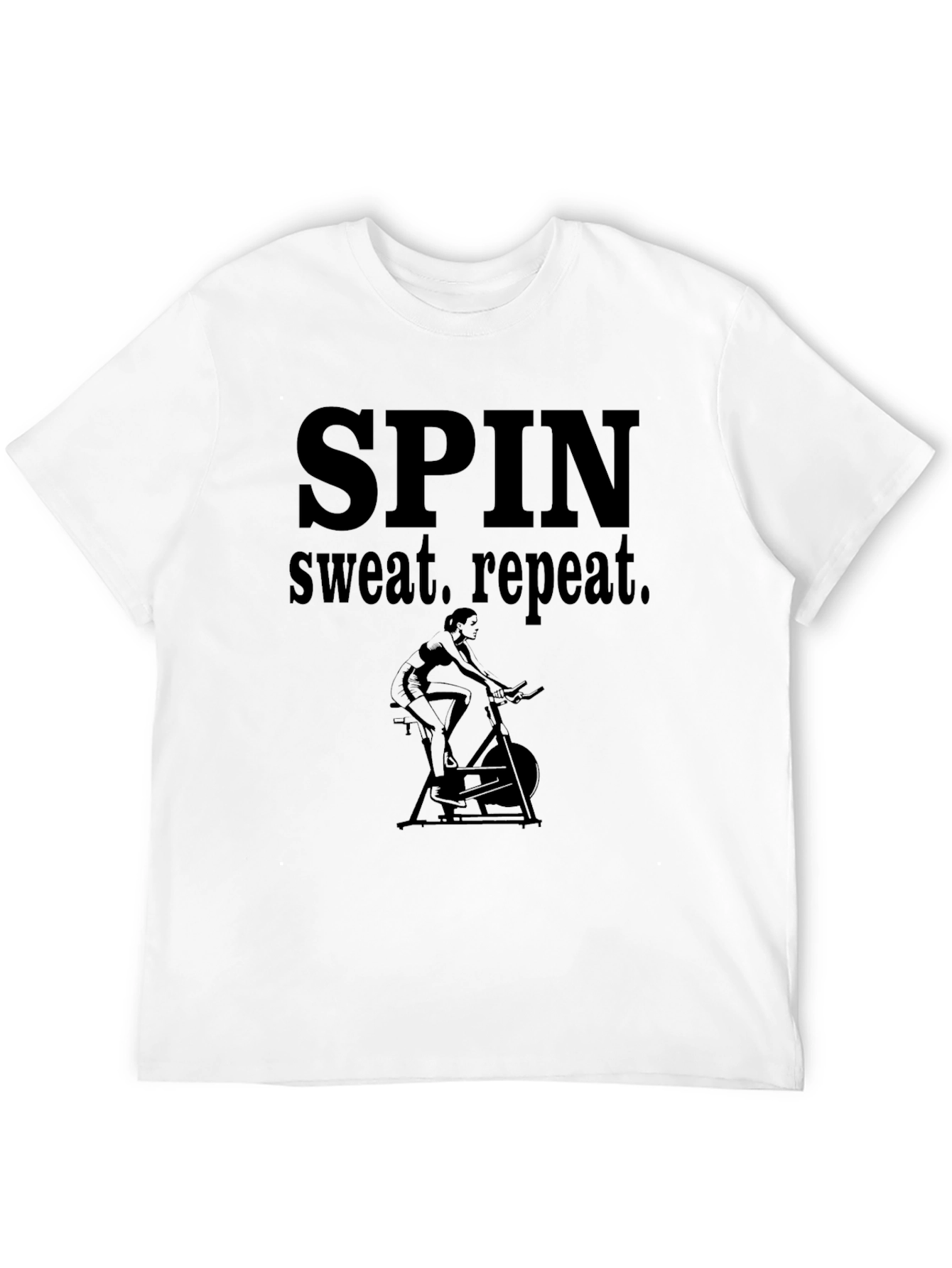 Spin Sweat Repeat Black T-Shirt