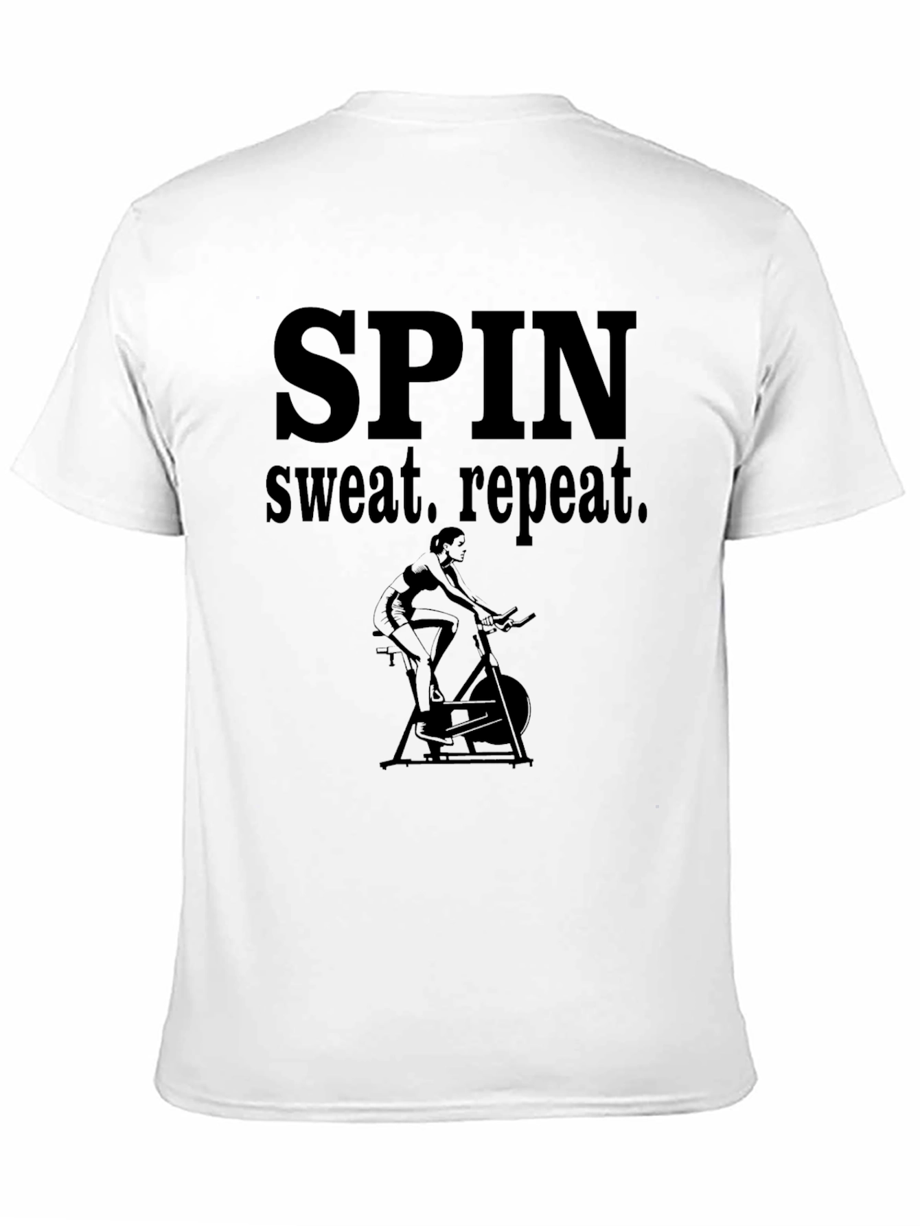 Spin Sweat Repeat Black T-Shirt