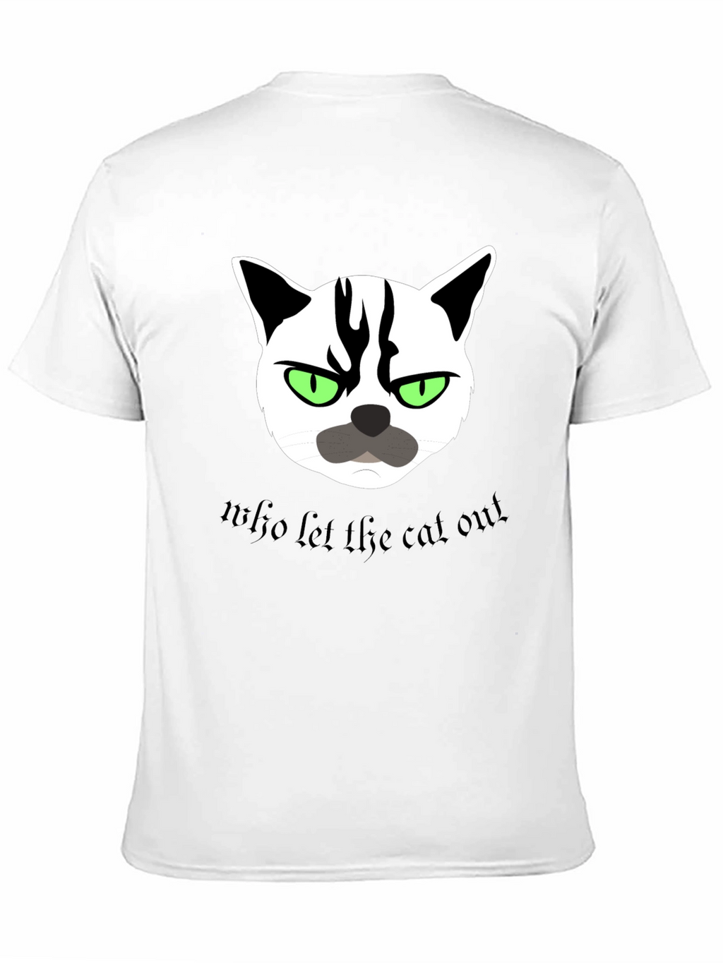 Grumpy Cat T-Shirt - Who Let the Cat Out?