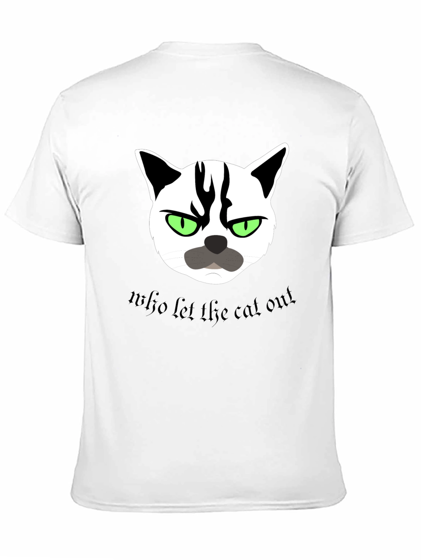 Grumpy Cat T-Shirt - Who Let the Cat Out?