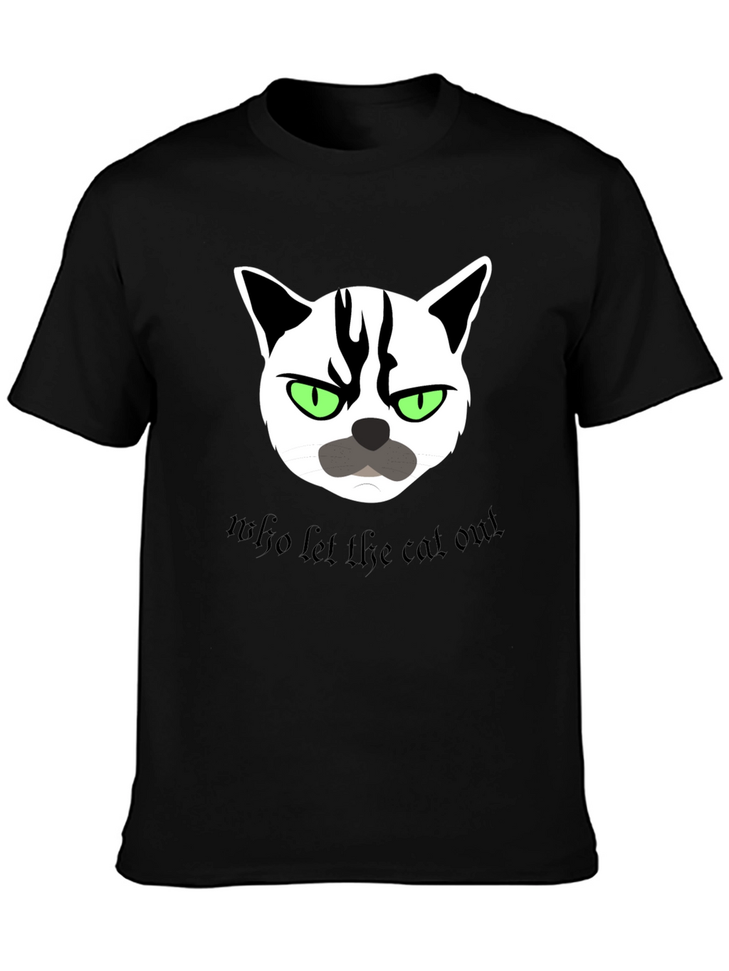 Grumpy Cat T-Shirt - Who Let the Cat Out?