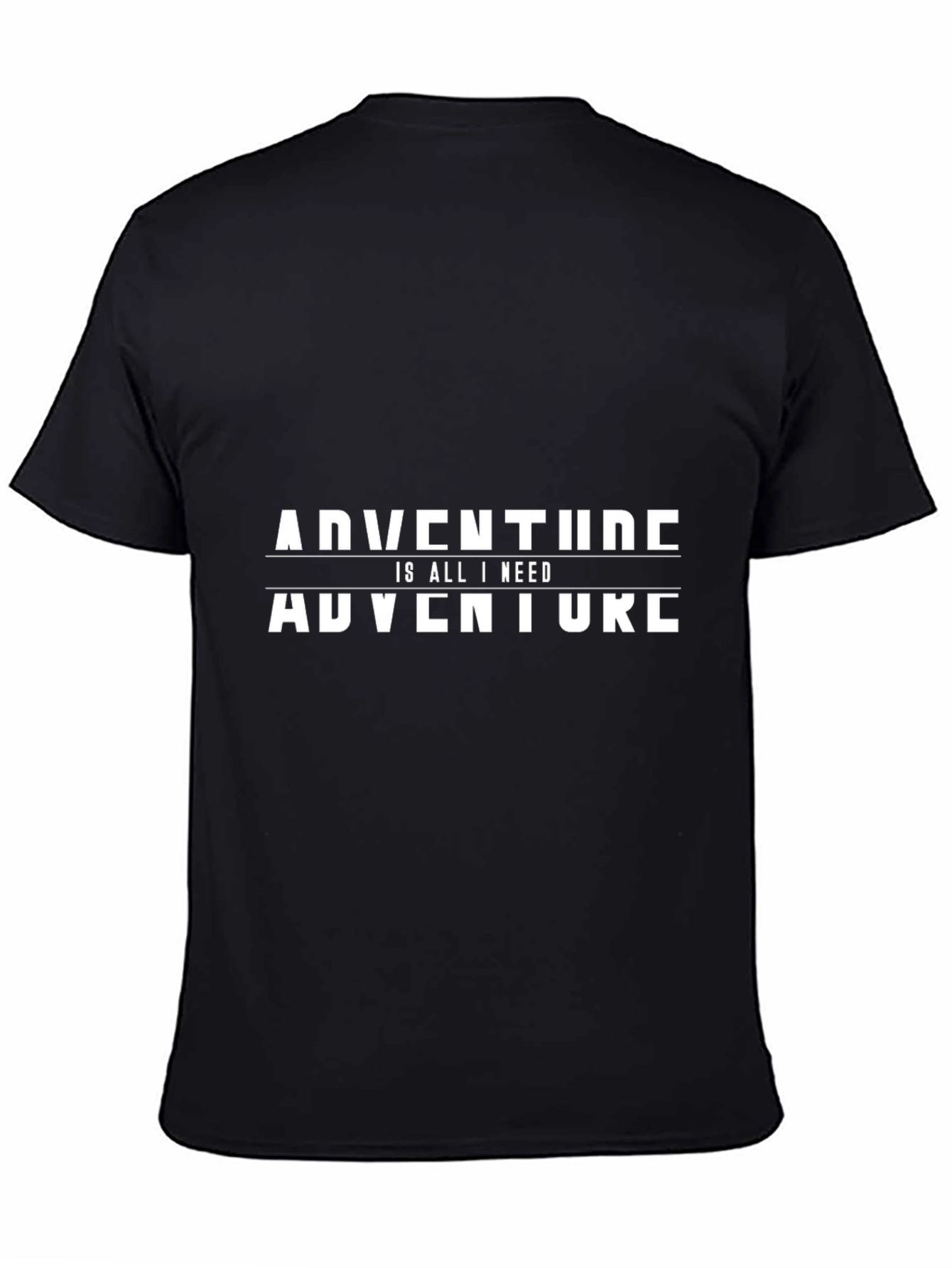 Adventure is All I Need Graphic Tee - Black