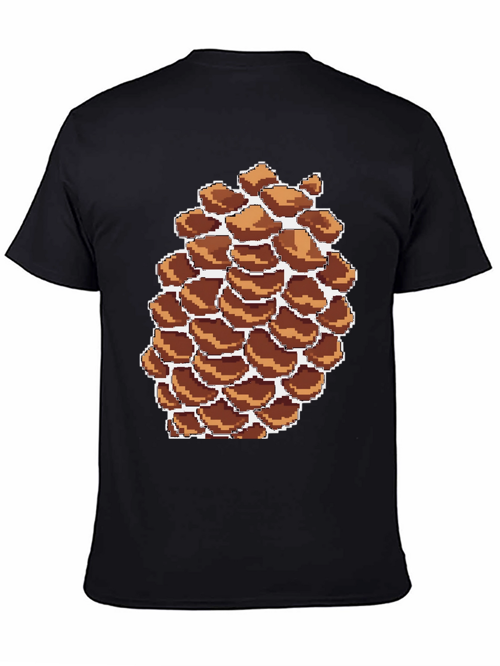 Pixel Pinecone Graphic Tee - Nature Lovers Shirt