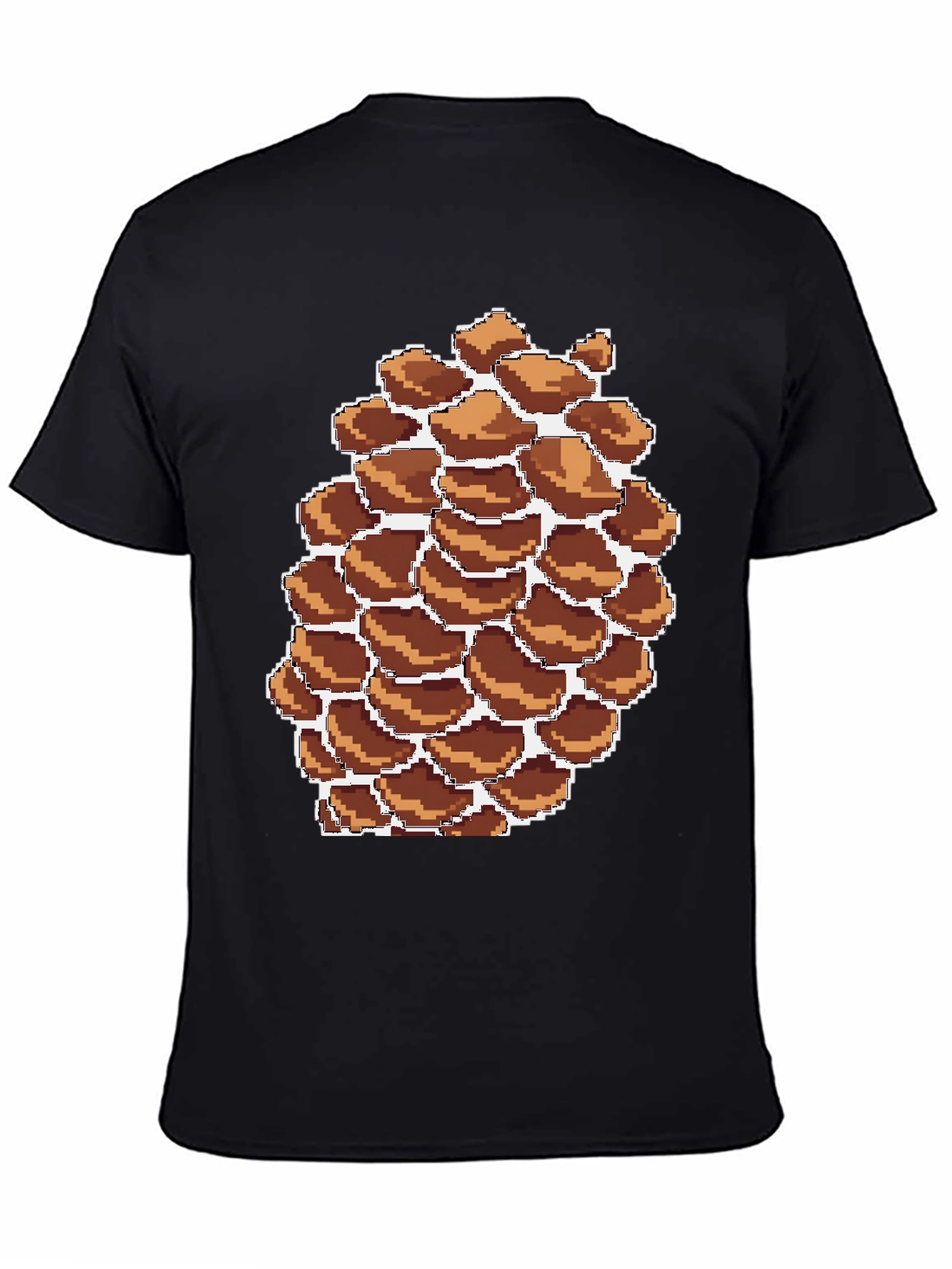 Pixel Pinecone Graphic Tee - Nature Lovers Shirt
