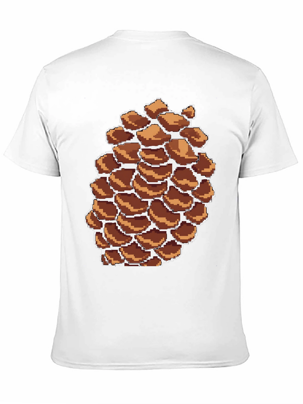Pixel Pinecone Graphic Tee - Nature Lovers Shirt
