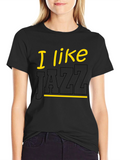 I Like Jazz Graphic T-Shirt
