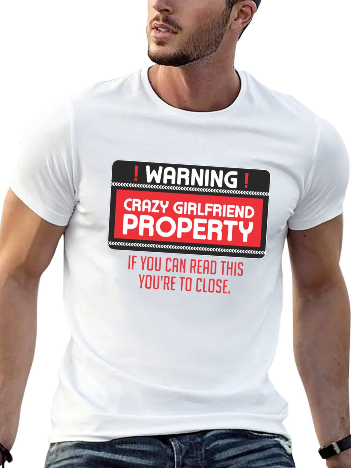 Crazy Girlfriend Property Graphic T-Shirt
