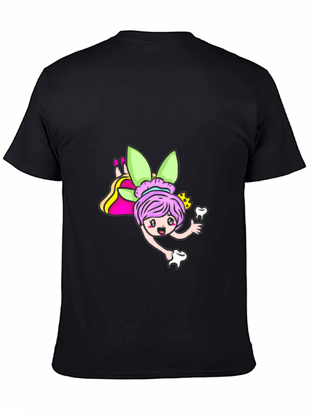 Tooth Fairy Cartoon Graphic T-Shirt