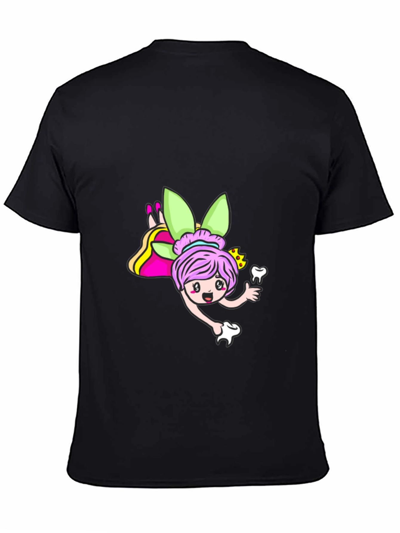 Tooth Fairy Cartoon Graphic T-Shirt