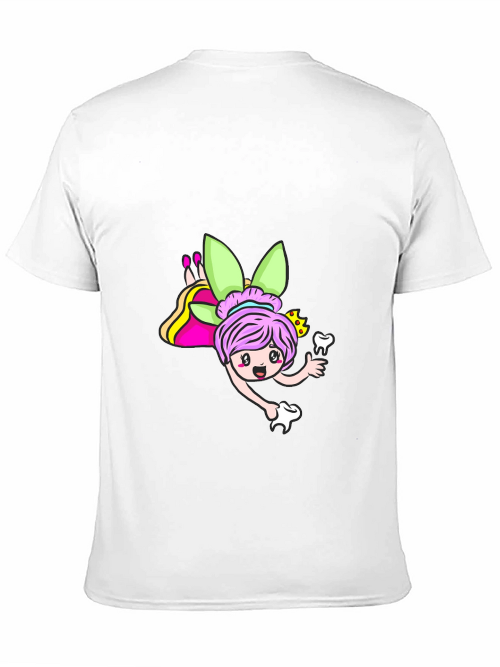 Tooth Fairy Cartoon Graphic T-Shirt