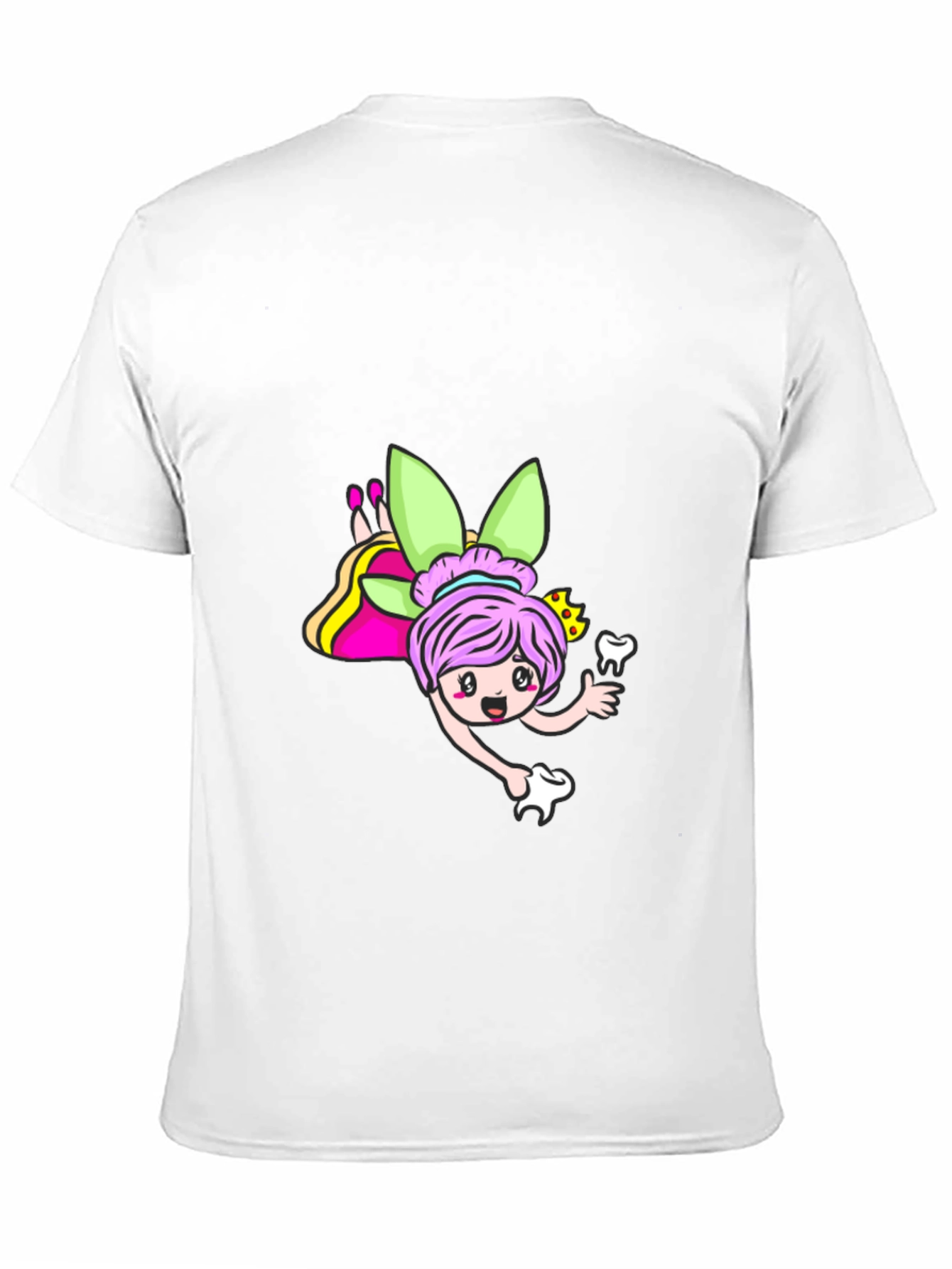 Tooth Fairy Cartoon Graphic T-Shirt