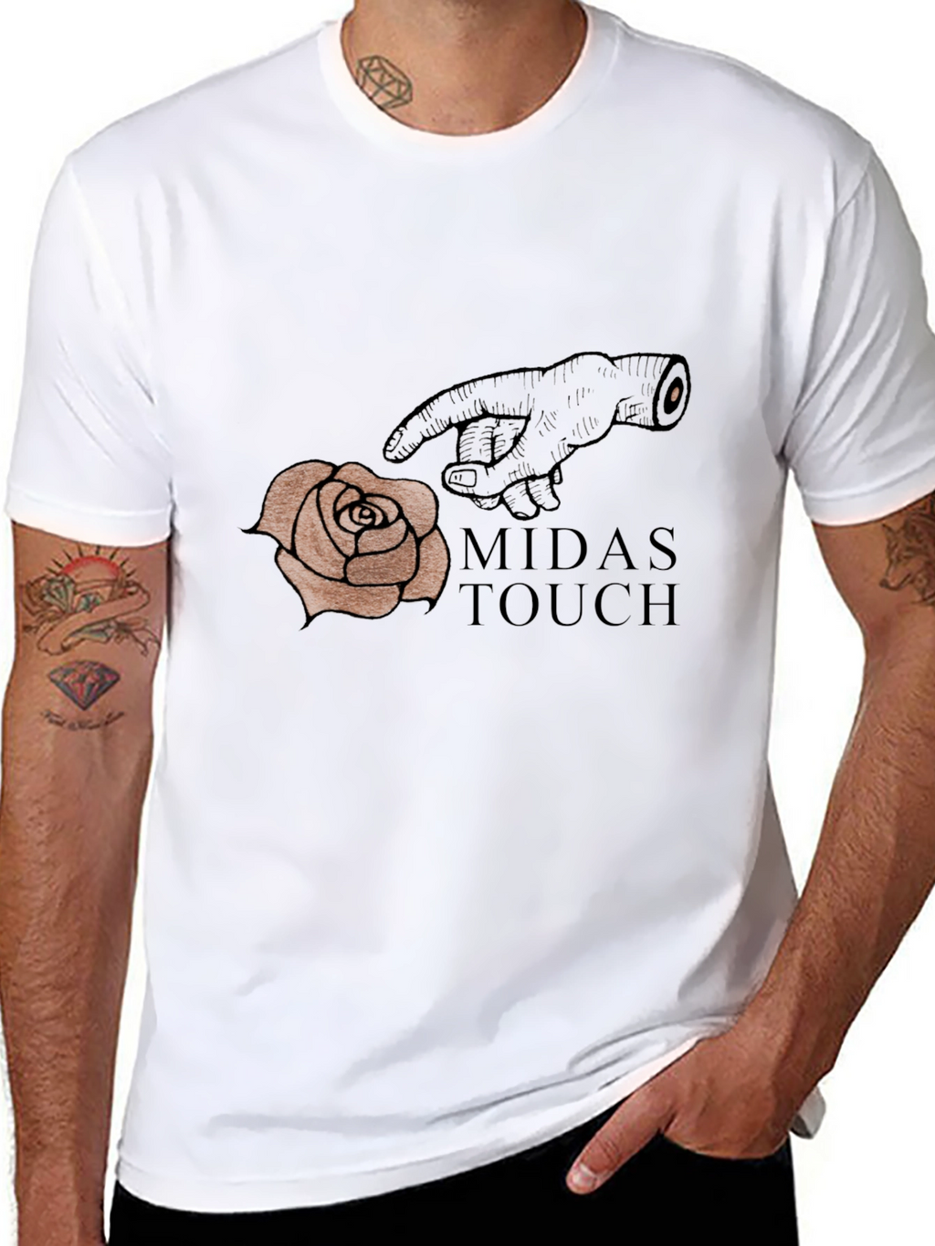 Midas Touch Graphic T-Shirt - Black