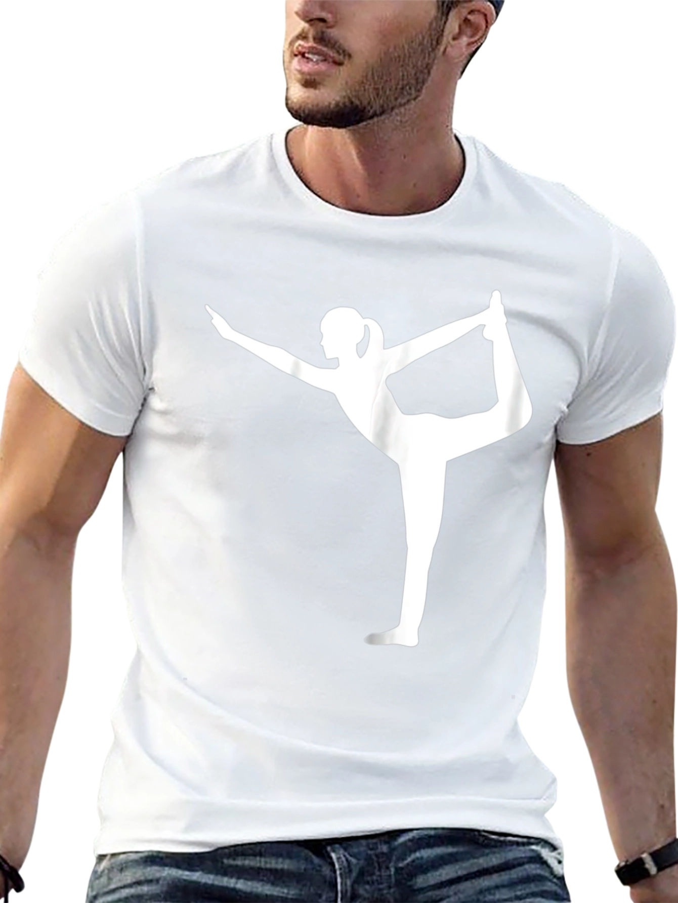Yoga Pose Graphic T-Shirt