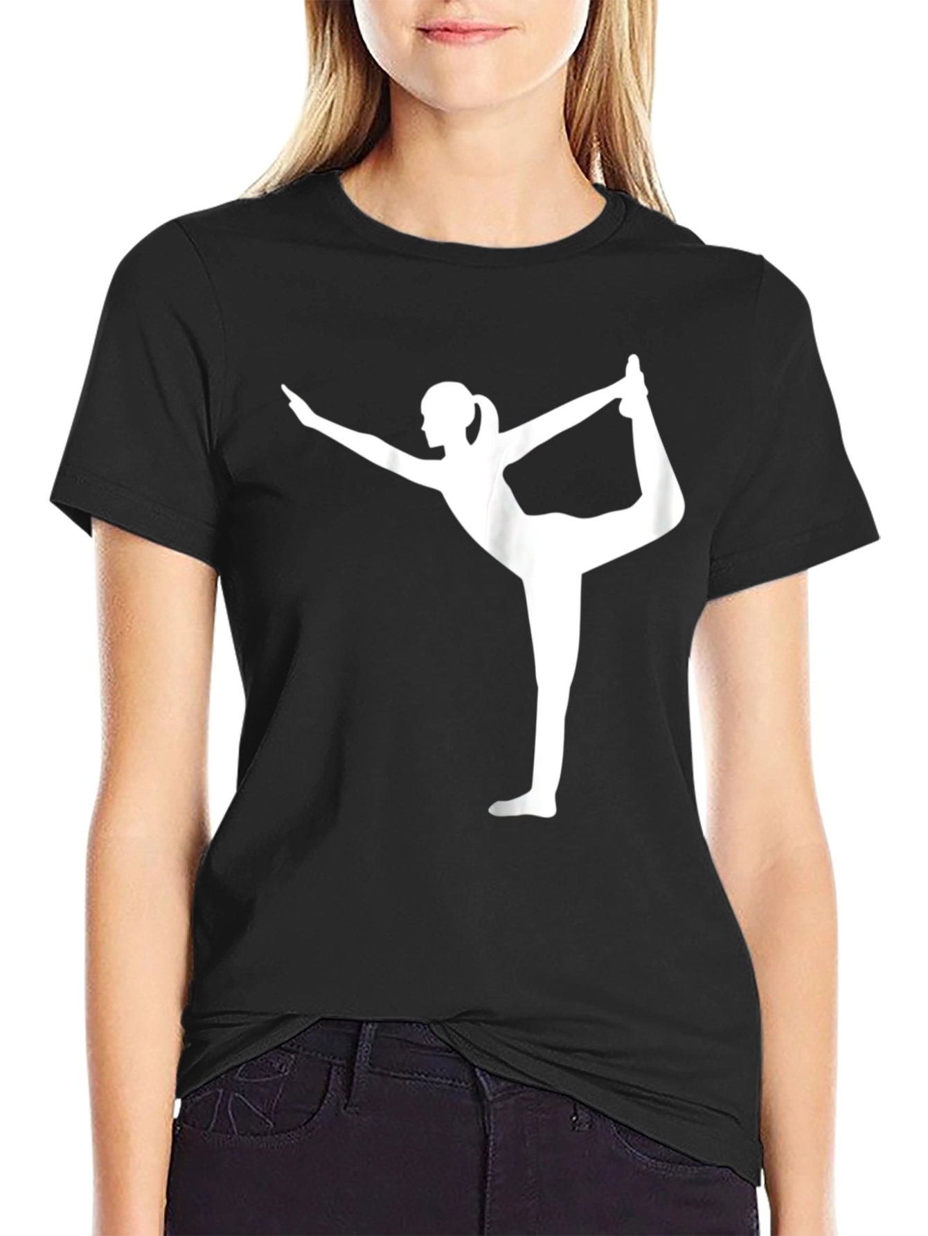 Yoga Pose Graphic T-Shirt