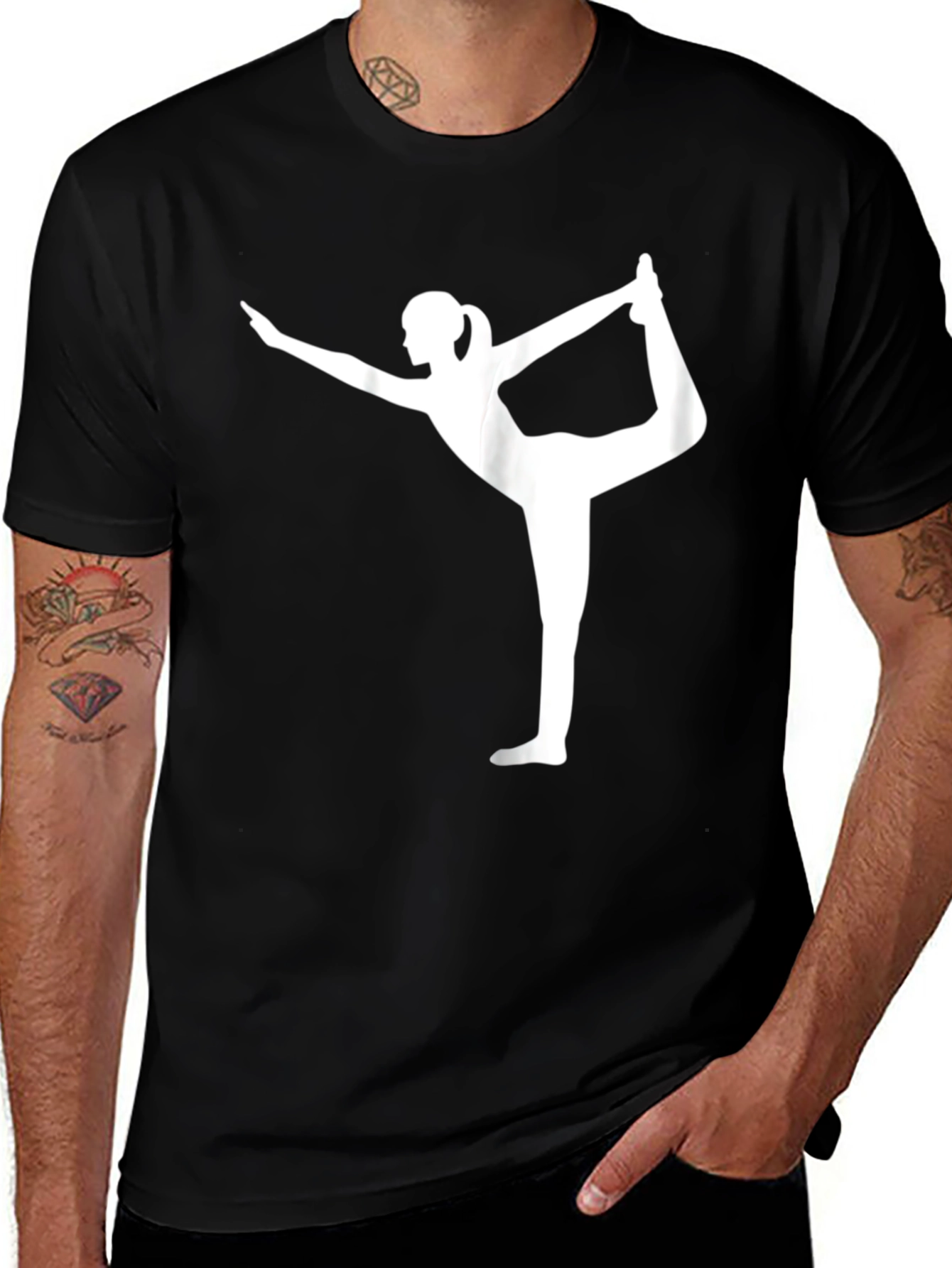 Yoga Pose Graphic T-Shirt