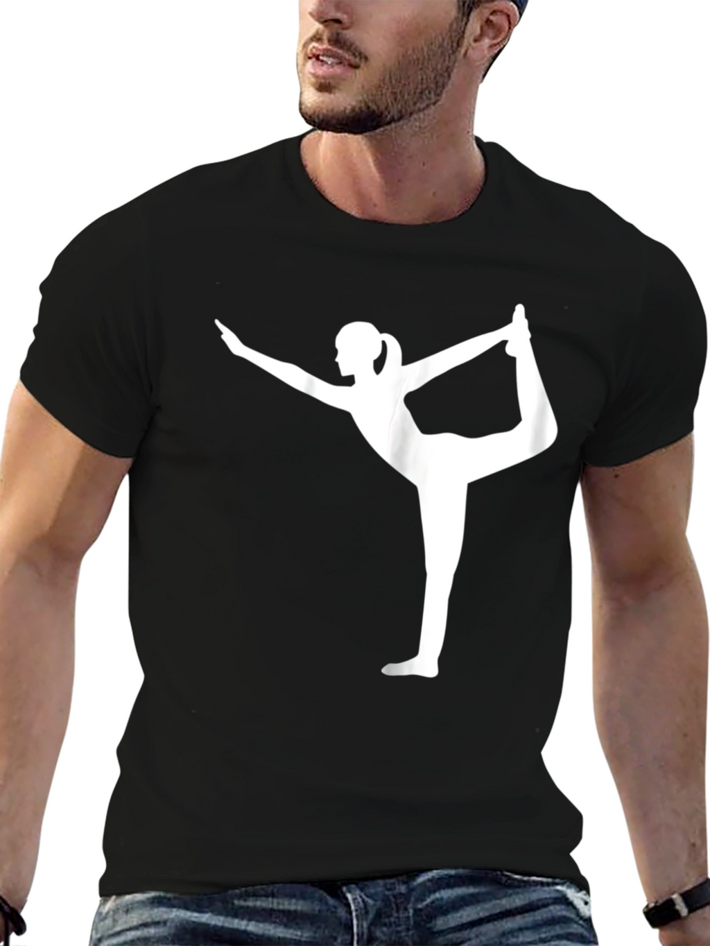 Yoga Pose Graphic T-Shirt