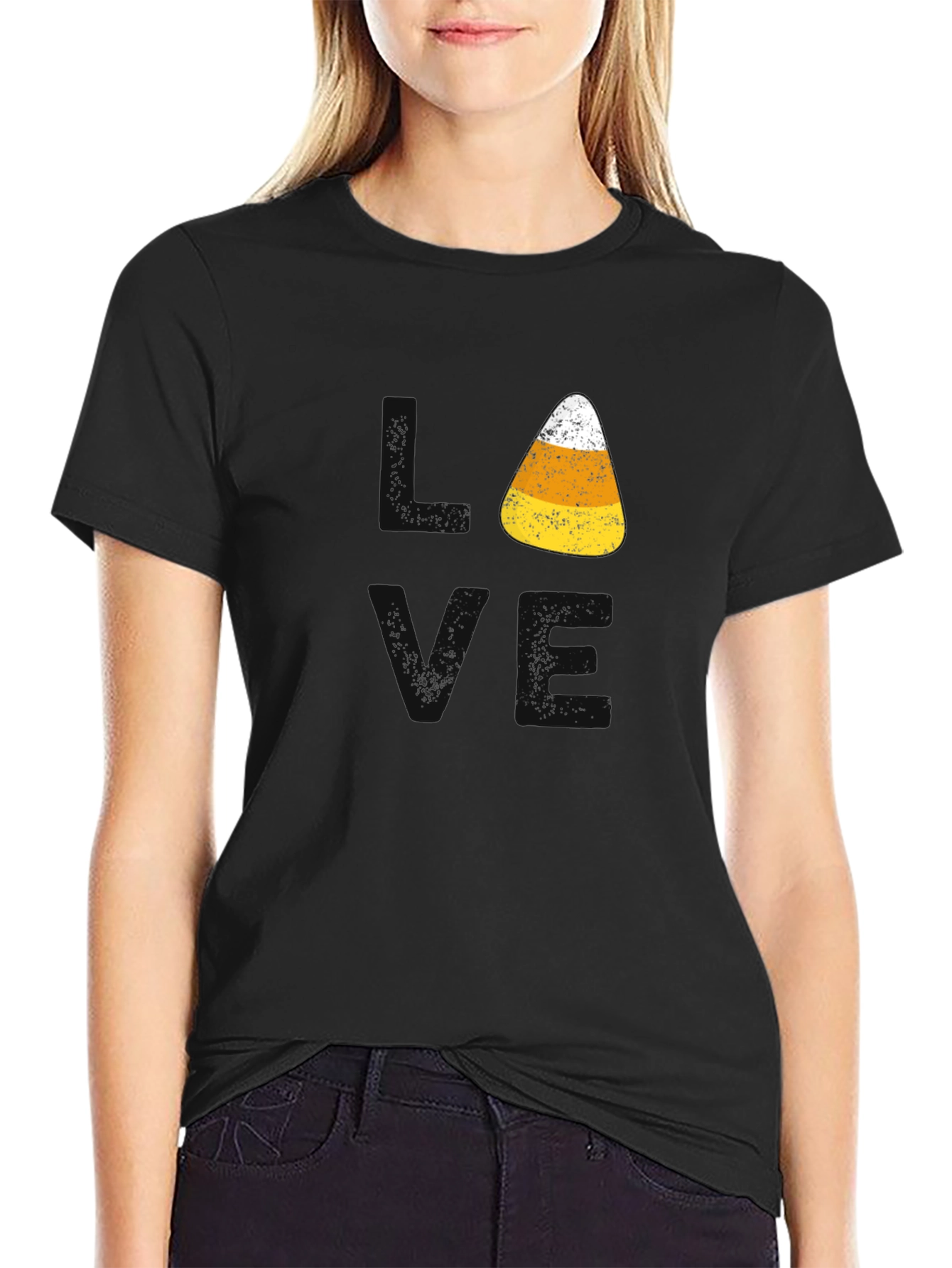 Candy Corn Graphic Tee - Halloween Shirt