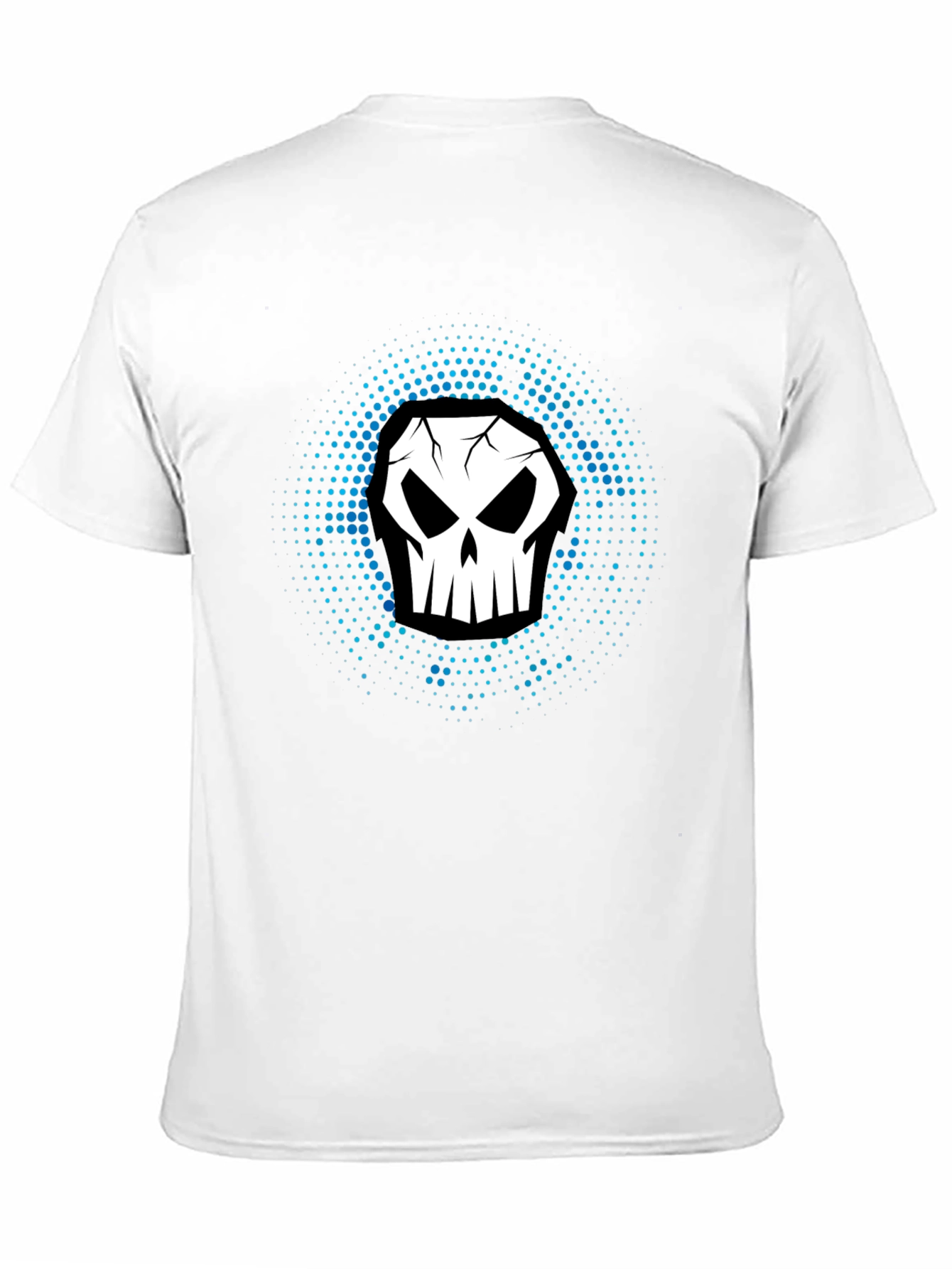 Skull Graphic Print Black T-Shirt