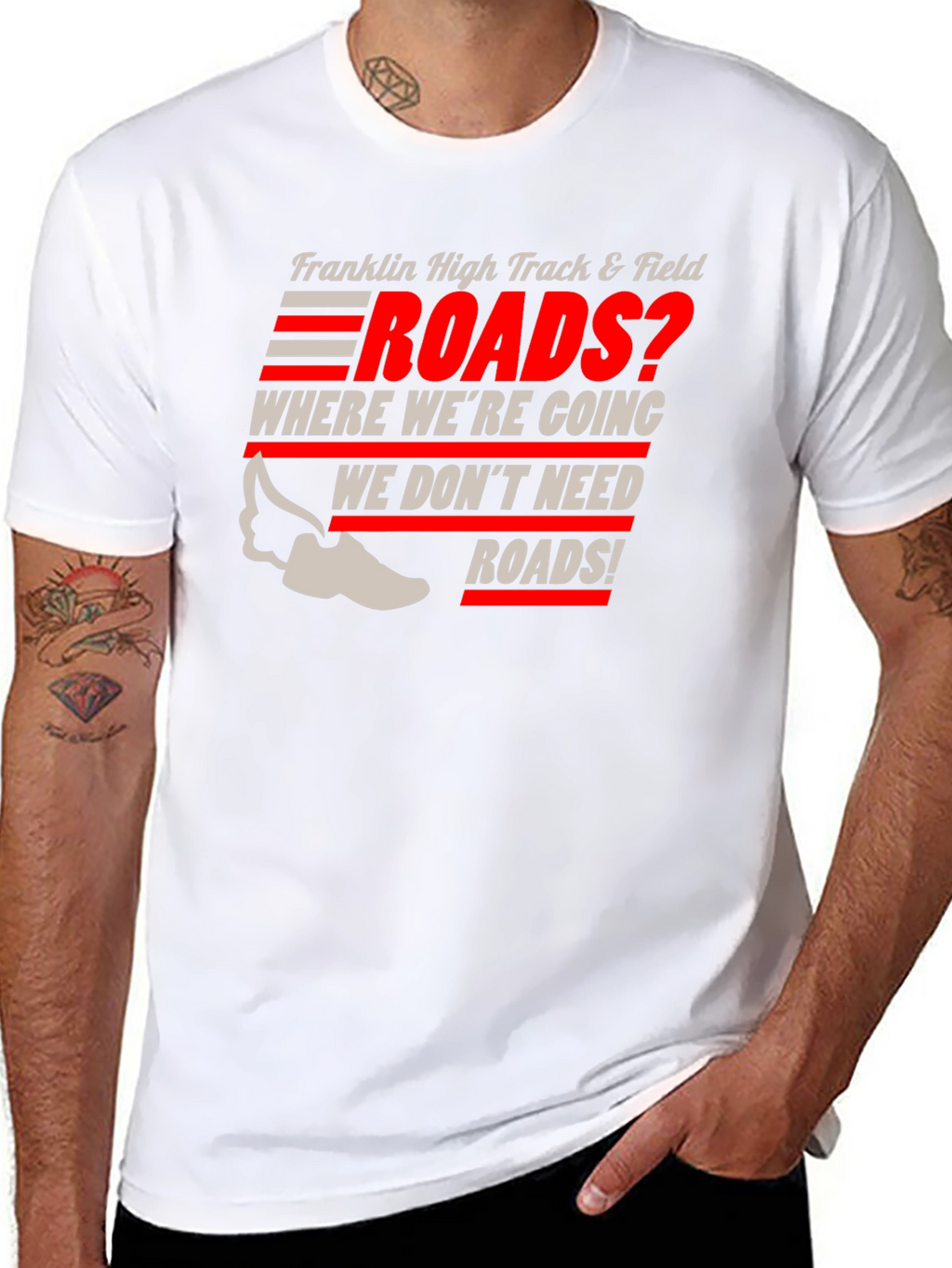 Franklin High Track & Field Roads? T-Shirt