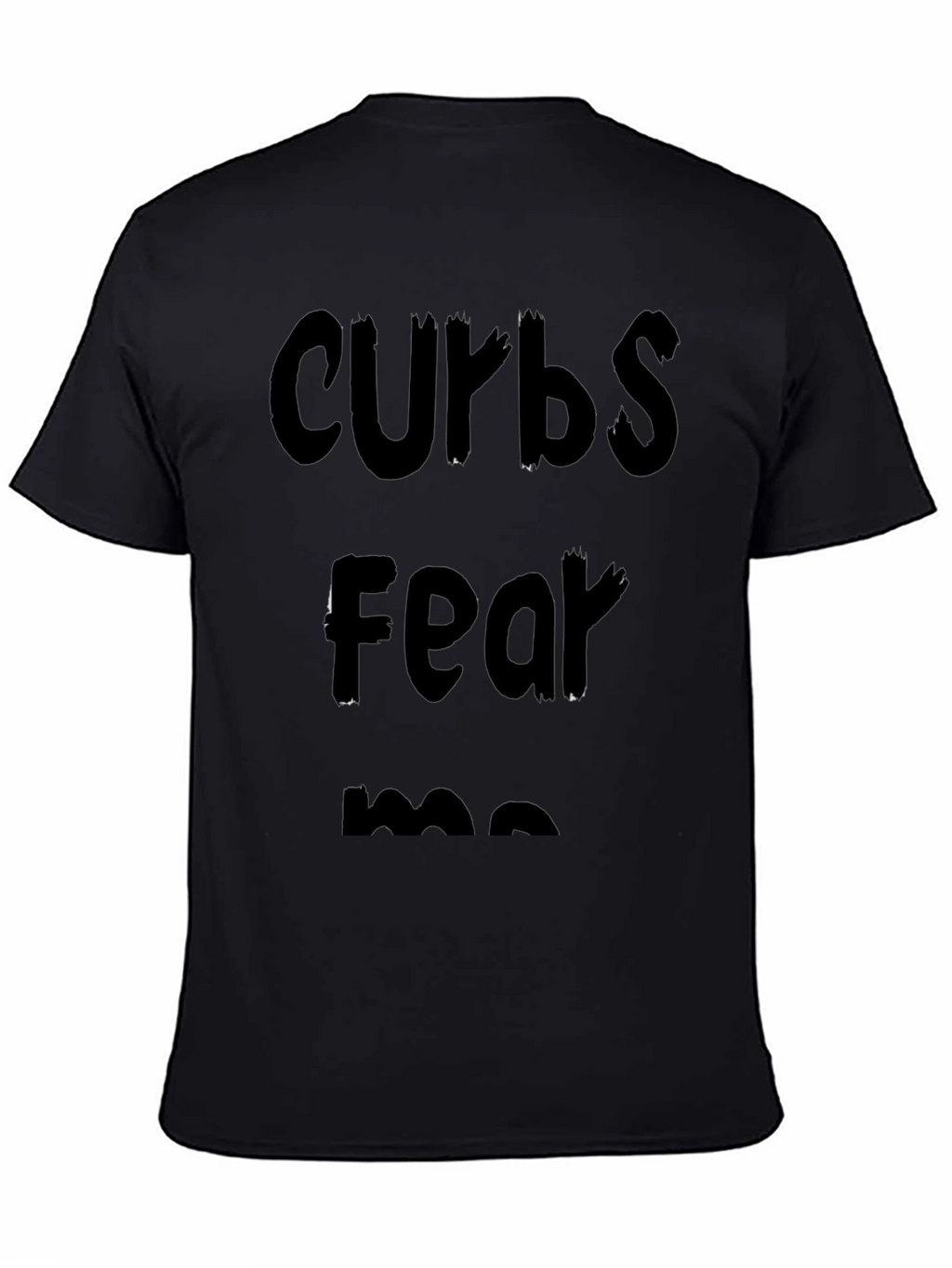 Curbs Fear Me Black Graphic Tee