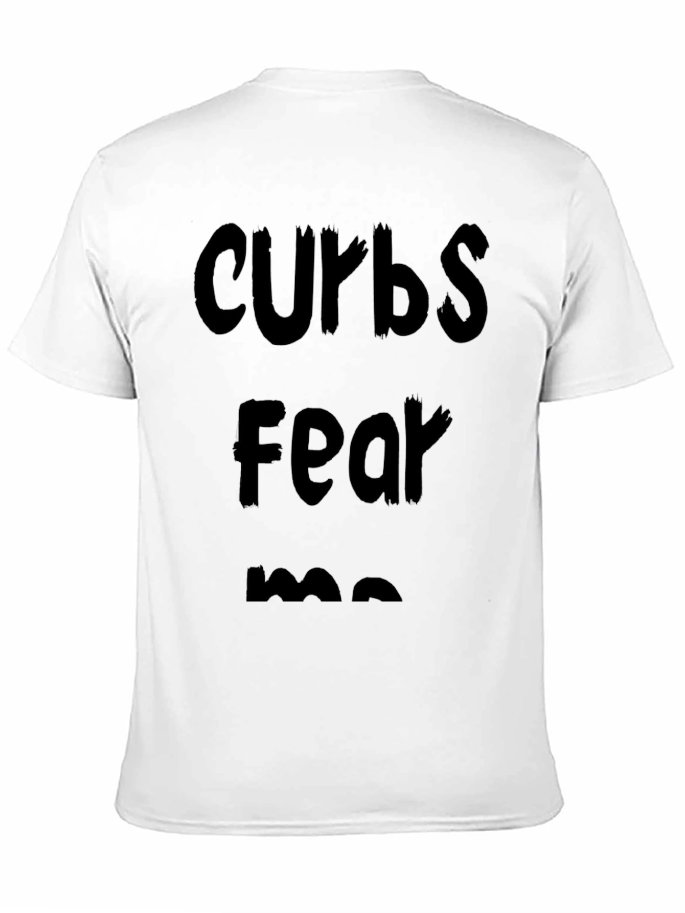 Curbs Fear Me Black Graphic Tee