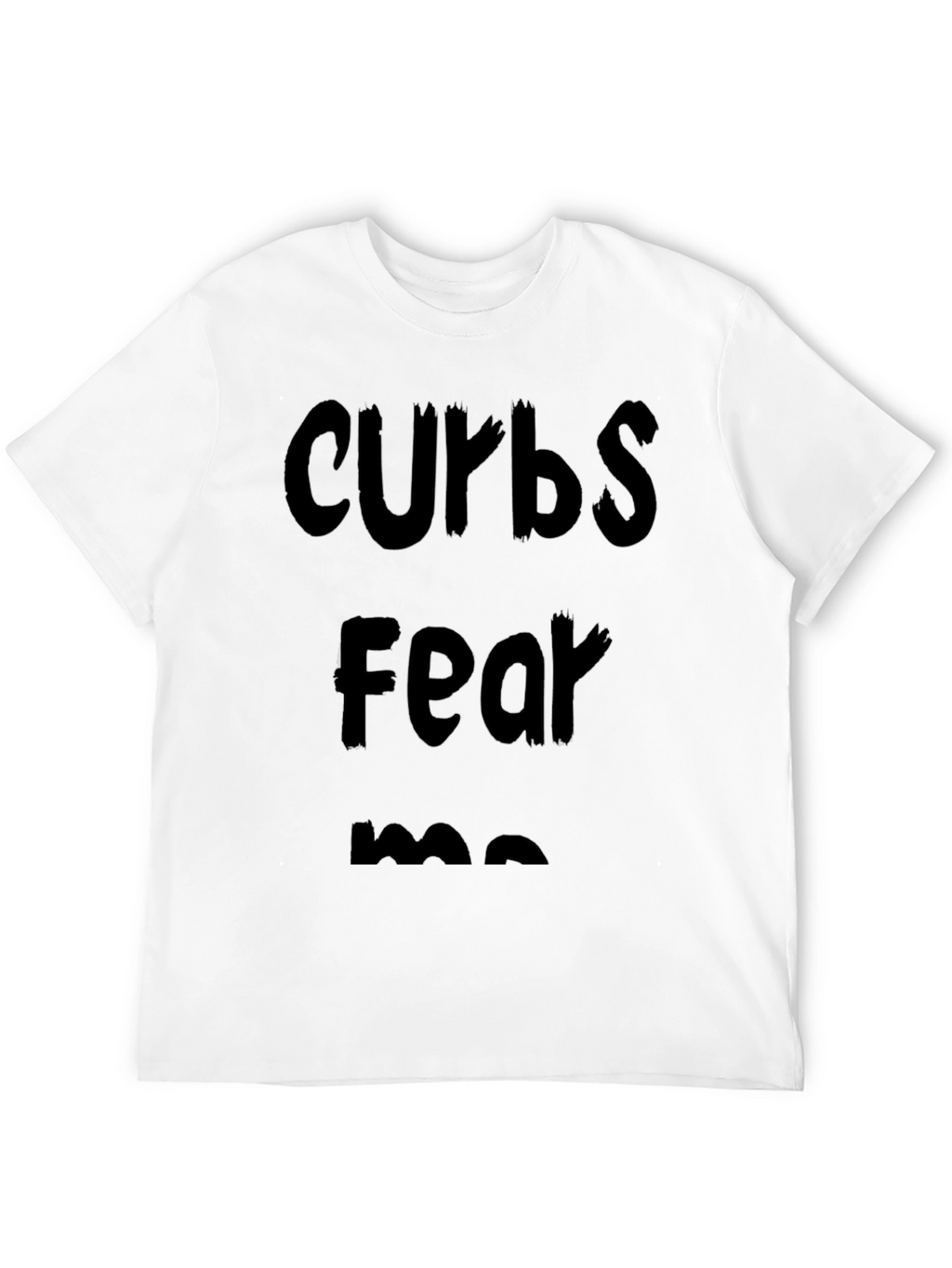 Curbs Fear Me Black Graphic Tee