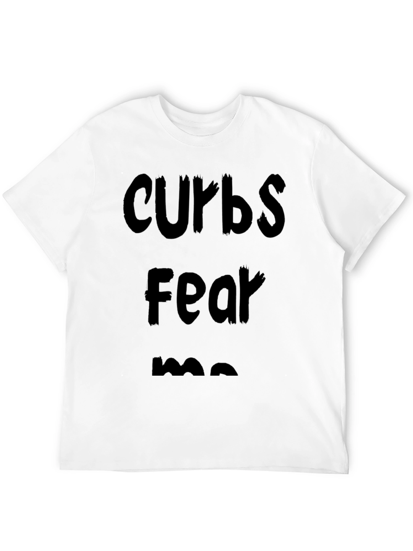 Curbs Fear Me Black Graphic Tee