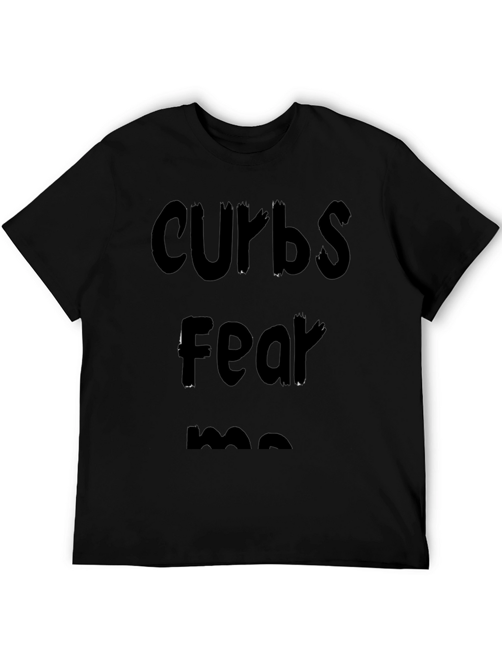 Curbs Fear Me Black Graphic Tee